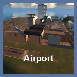 Airport free OpenSimulator OAR region preview