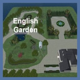 English Garden free OpenSimulator OAR region preview