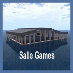 Salle Games free OpenSimulator OAR region preview